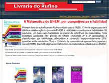 Tablet Screenshot of livrariadorufino.com
